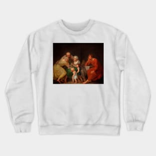 A Farewell Scene by Nicolai Abildgaard Crewneck Sweatshirt